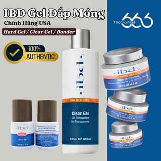 IBD Gel Đắp Móng Chuẩn USA – Hard Gel / Clear Gel / Bonder Gel Nối Móng Chuyên Nghiệp IBD Hard Gel Thegioinail666