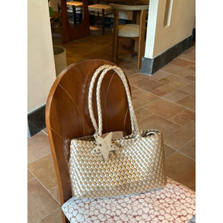 Có Sẵn - Túi Tote Đan Bản Ngang ECODAY Hàng Chính Hãng Fullbox ơi