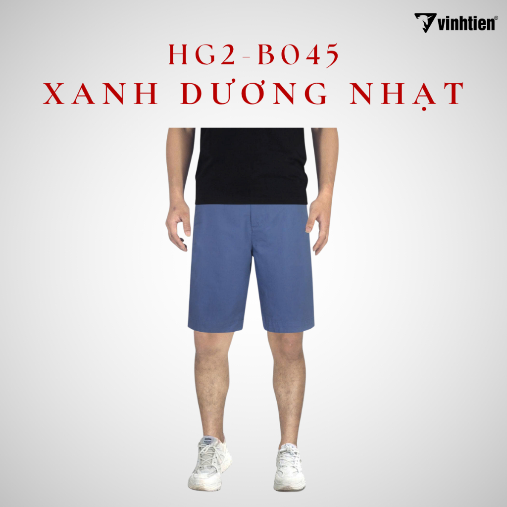 Quần Shorts Khaki 0ly Classic Cao Cấp Vĩnh Tiến 375 - Nhiều Màu - Giỏ 2