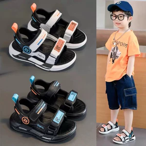 Sandal hàn quốc phối số 23 đơn giản quai dán bé đi học đi chơi đẹp