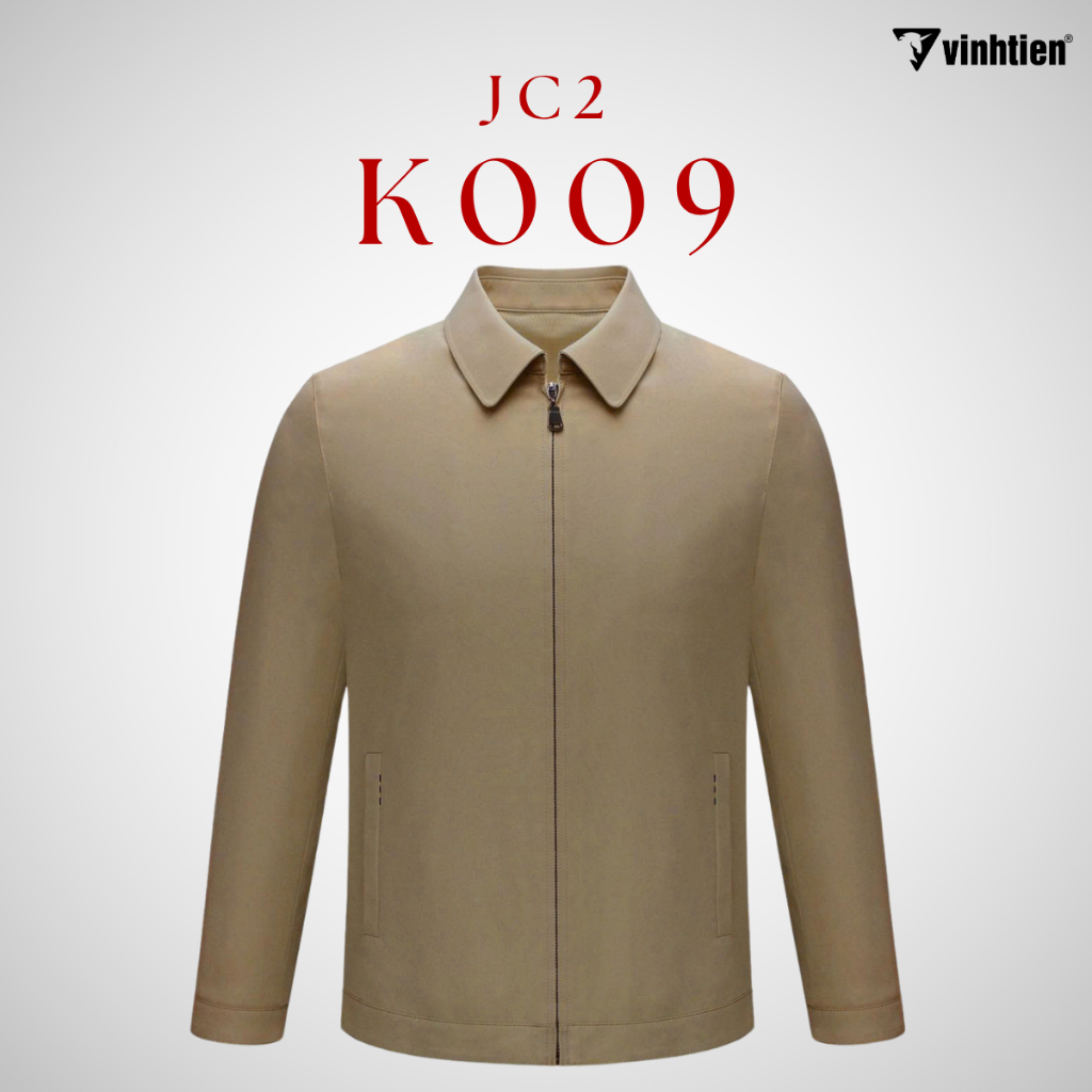 Áo Khoác Jacket Nam Vĩnh Tiến 2 Lớp Cổ Đức Chống Gió, Giữ Ấm, Sang Trọng Lịch Lãm - 950 JC2
