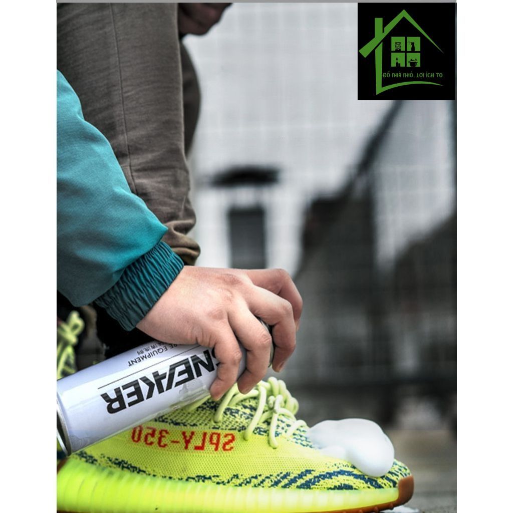 Bộ sản phẩm xịt vệ sinh giầy Sneaker tặng kèm Bàn chải và khăn lau tiện dụng