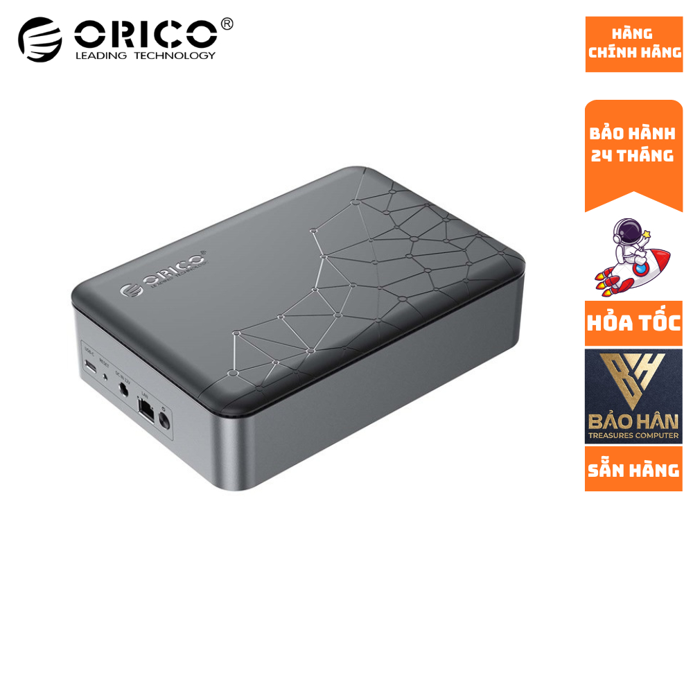 Thiết bị lưu trữ mạng Nas 1 Bay MetaCube Mini ORICO CD2510-EU-BK