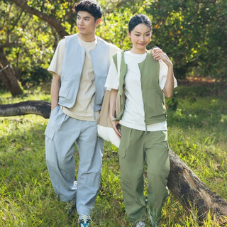 3PhầnTư - Quần Dài Cargo Túi Hộp Nam Nữ Vải Taslan Dù Gió Nhăn Nhẹ Thoáng Khí Outdoor Trekking Tự Do - BCGM24001
