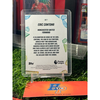 Thẻ bóng đá Eric Cantona Golazo Topps Chrome EPL 2025/26