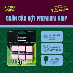 PREMIUM GRIP PICKO iNN - Quấn cán vợt cao cấp Pickleball, Cầu Lông, Tennis chất liệu Nhật Bản