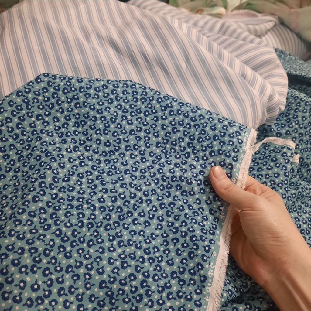 VẢI THÔ 100% COTTON - MAY SƠ MI, VÁY, BỘ ĐỒ, VỎ GỐI...