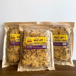 Cơm cháy gạo lứt - cơm cháy chà bông - túi 200g, 250g - đồ ăn vặt - đặc sản truyền thống