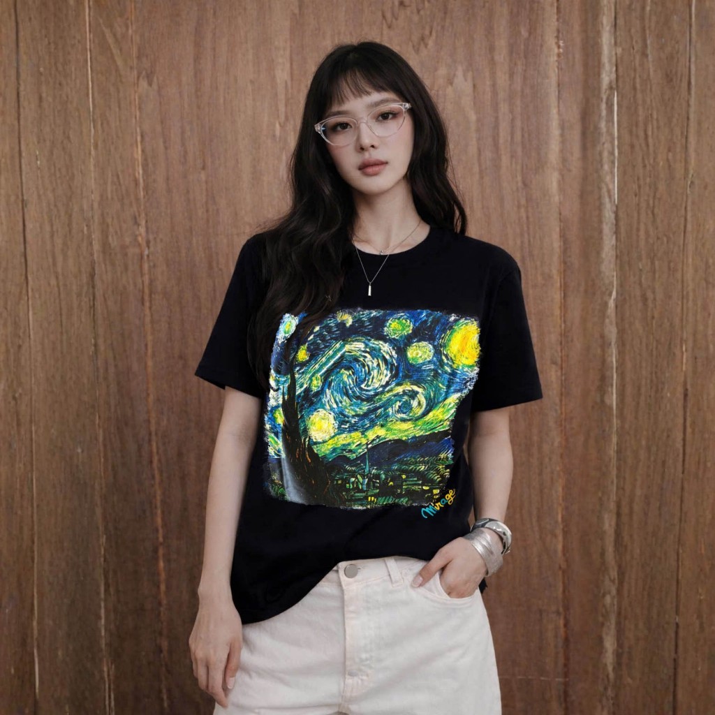 Áo Thun Mirage Tranh Vẽ Local Brand Chất 100% Cotton Mềm Mịn Thoáng Mát.