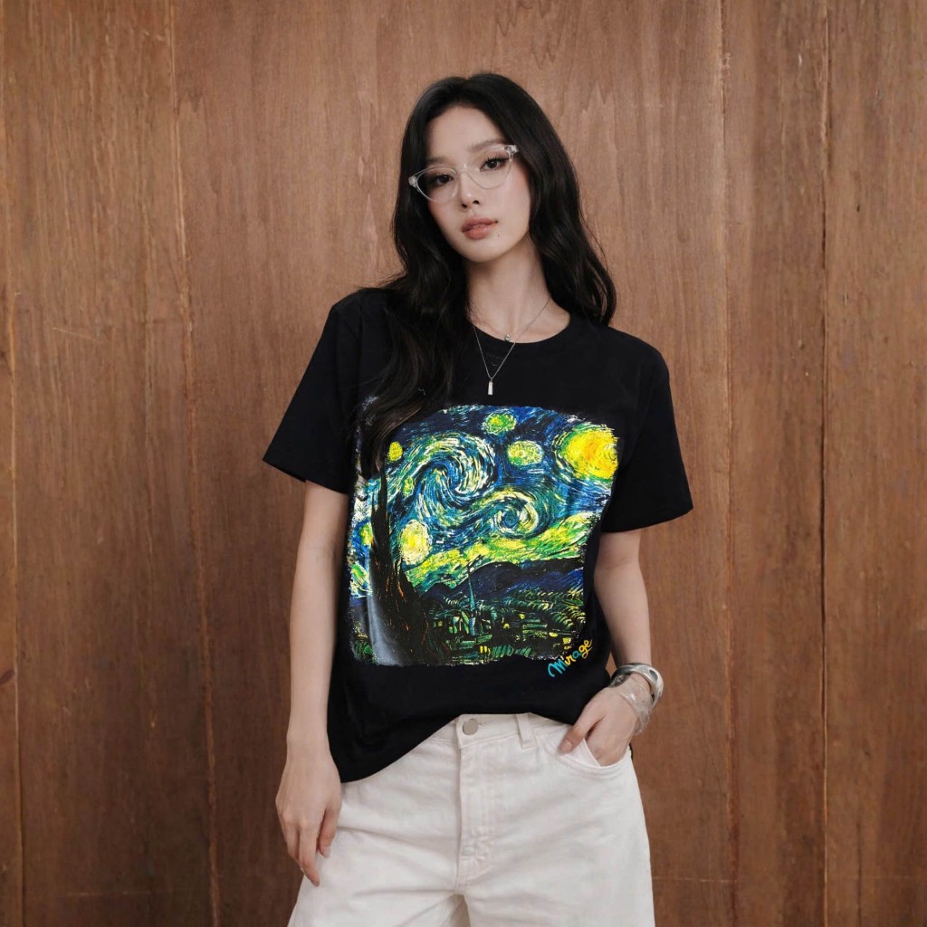 Áo Thun Mirage Tranh Vẽ Local Brand Chất 100% Cotton Mềm Mịn Thoáng Mát.