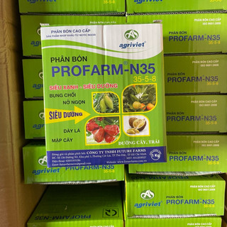 Phân bón N35 NPK 35-5-8 PROFARM nhập khẩu Bỉ - Giúp cây bật chồi, xanh lá, hạn chế vàng lá (Gói 200g,1kg)