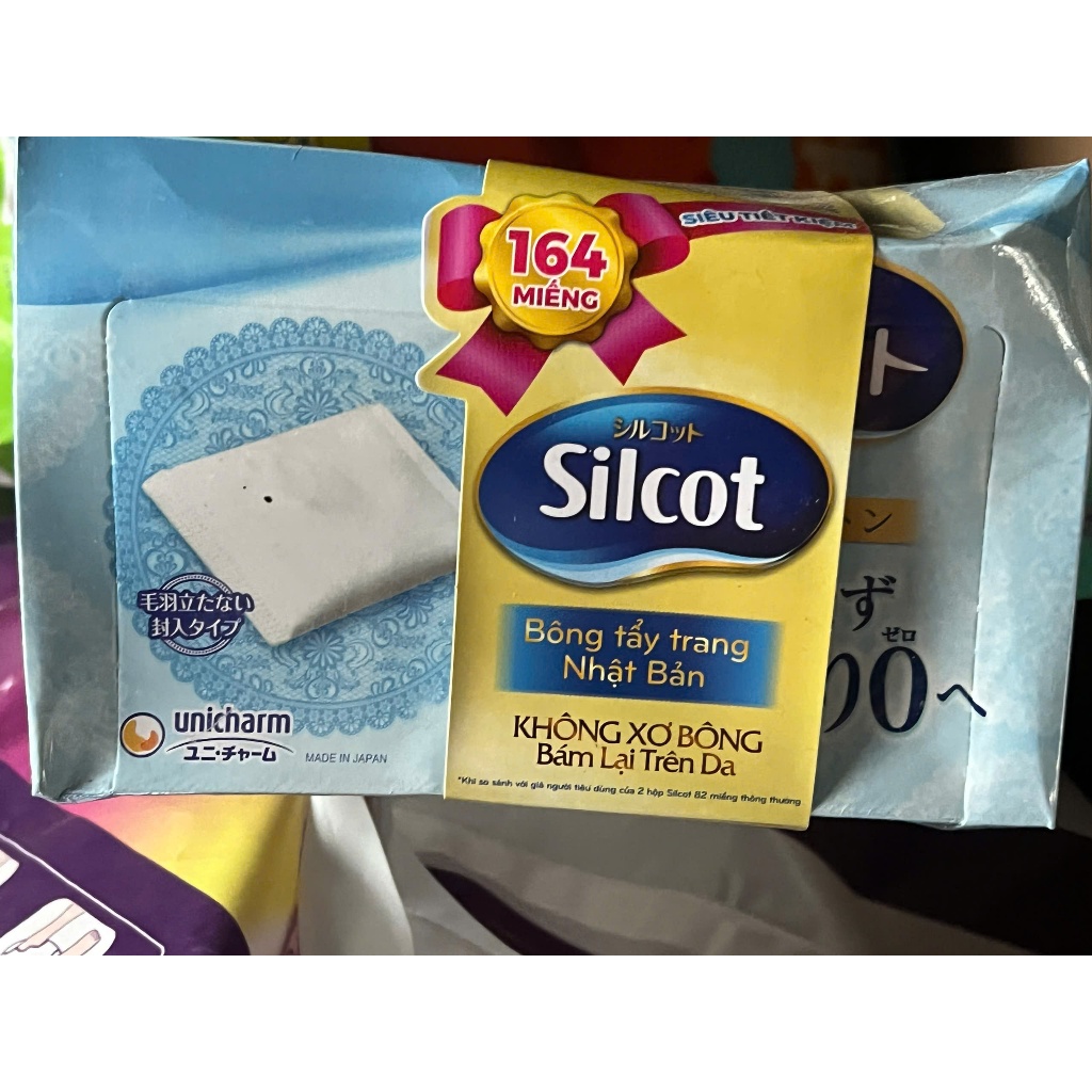 Bộ 10 hộp Bông trang điểm (bông tẩy trang) cao cấp Silcot Premium 82 miếng/hộp