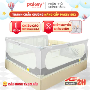 Thanh Chắn Giường Cao Cấp SB2, Thanh Chặn Giường Cho Bé Chiều Cao Vượt Trội 105cm Chốt Khoá Trên Dưới Chống Xê Dịch