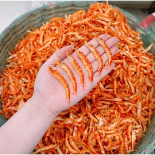 200Gram Tôm Khô Tôm Đất Cà Mau Loại 1 - Tôm Đất Móng Chim Dáng Thẳng, Ngọt Đậm Đà