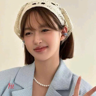 Khăn Tam Giác Trùm Đầu Hot Trend, Băng Đô Đan Len