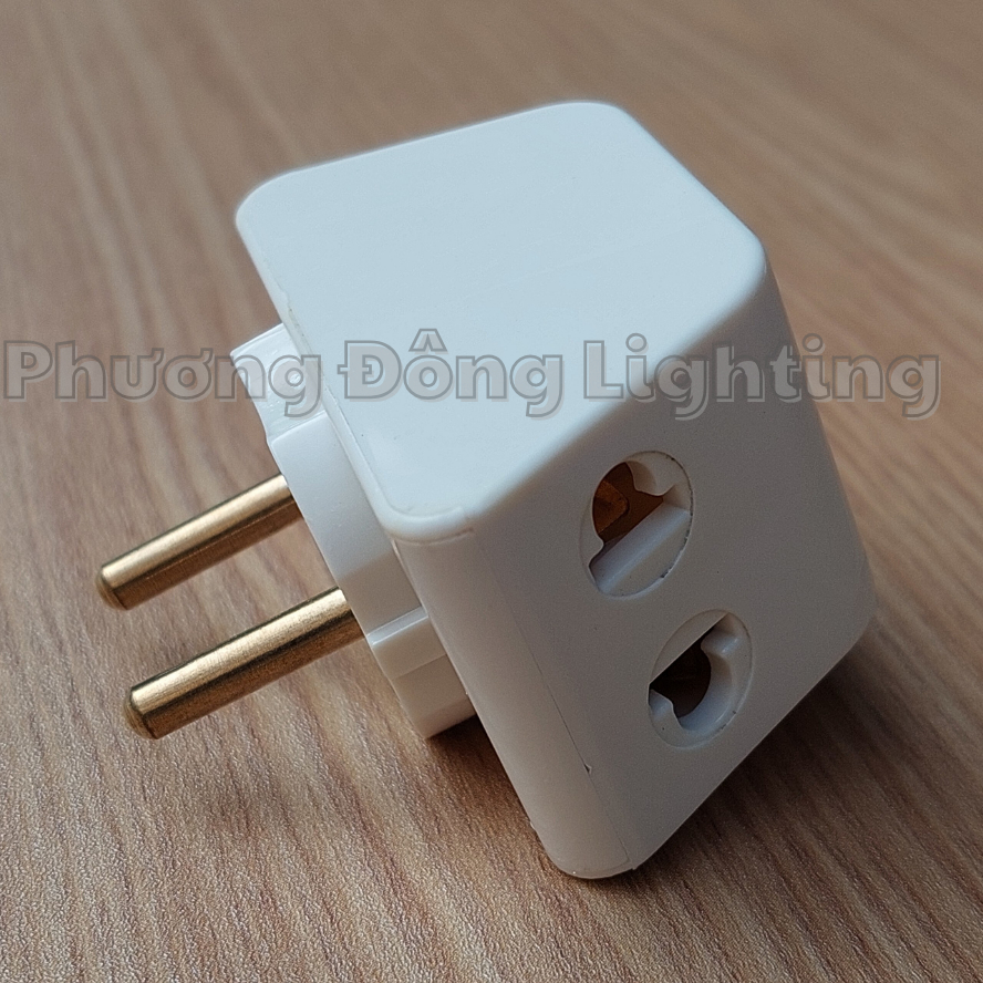 Đầu Nối Chia 3 Fanagold 10A 250V – Phích Cắm Chia 3 Ổ Cắm Điện Đa Năng, Nhựa Chịu Nhiệt An Toàn