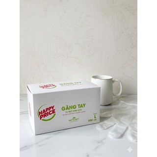 500 Găng Tay Nilon Tự Hủy Sinh Học Happy Price (Size L)