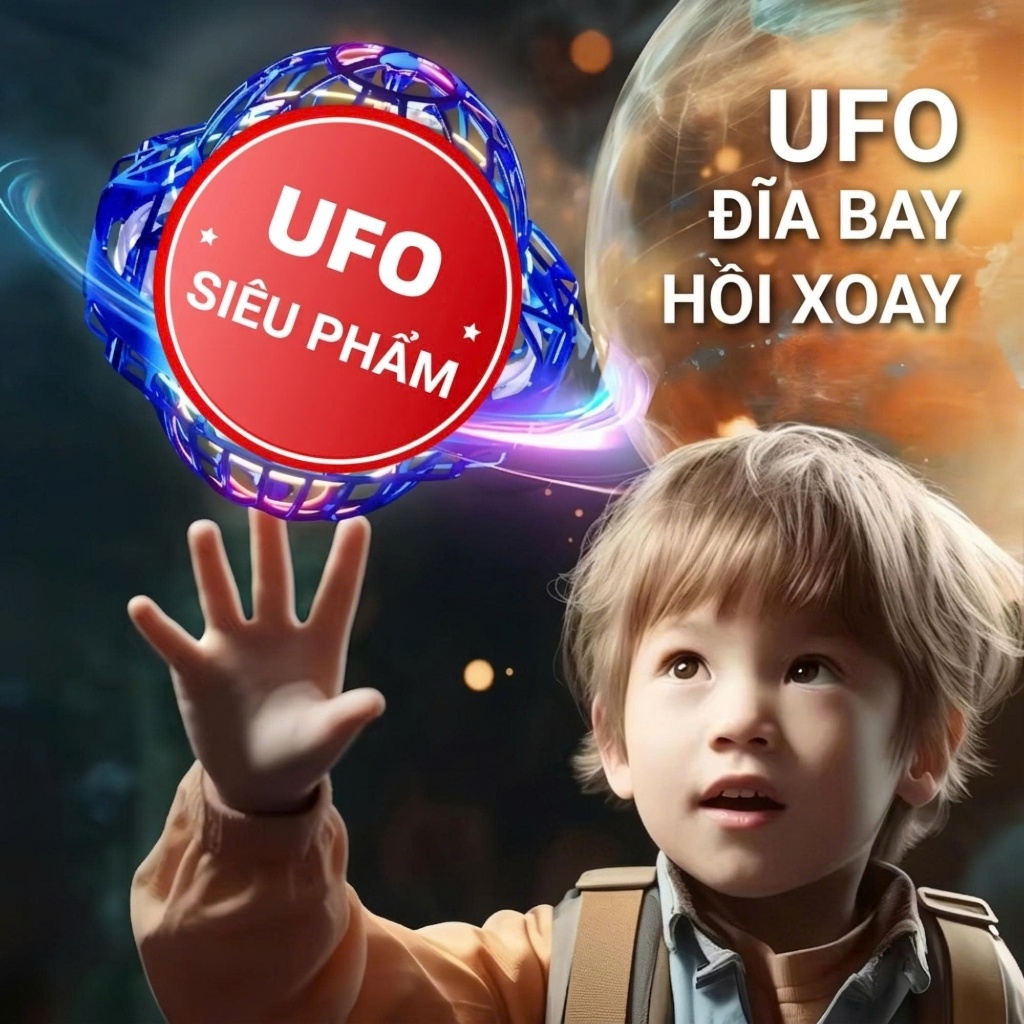 Quả cầu ma thuật boomerang phát sáng và tự quay lại vị trí ném
