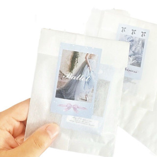 Set 10/50 Túi Giấy Kraft Trắng Mờ 10x16.5cm – Túi Đựng Quà, Photocard, Sticker, Trang Sức Handmade