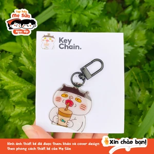 KeyChain Siêu đáng iu - từ nhựa co nhiệt hình sáng cute móc balo chìa khoá phù hợp cho ace headling