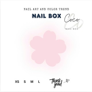 Bìa nailbox 2 mặt thẻ gắn móng tay kèm bịch bóng kiếng G175, bìa nailbox 9x11cm cán màng giấy c300