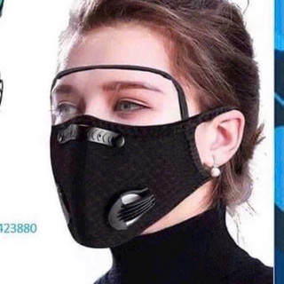 Mặt nạ bảo hộ chống giọt bắn nano phòng dịch chống bụi bẩn bảo vệ khuôn mặt có van thở chất lượng cao (tuyển sỉ)