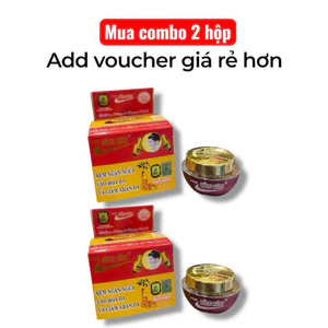 Combo 2 hộp Kem Hồng Sâm Ngăn Ngừa Lão Hoá và Giảm Nhăn Da 15gram Chính Hãng