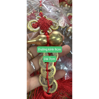 Combo 2 Dây Hồ Lô Phong Thủy Treo Đối Cửa Chất Liệu Đồng