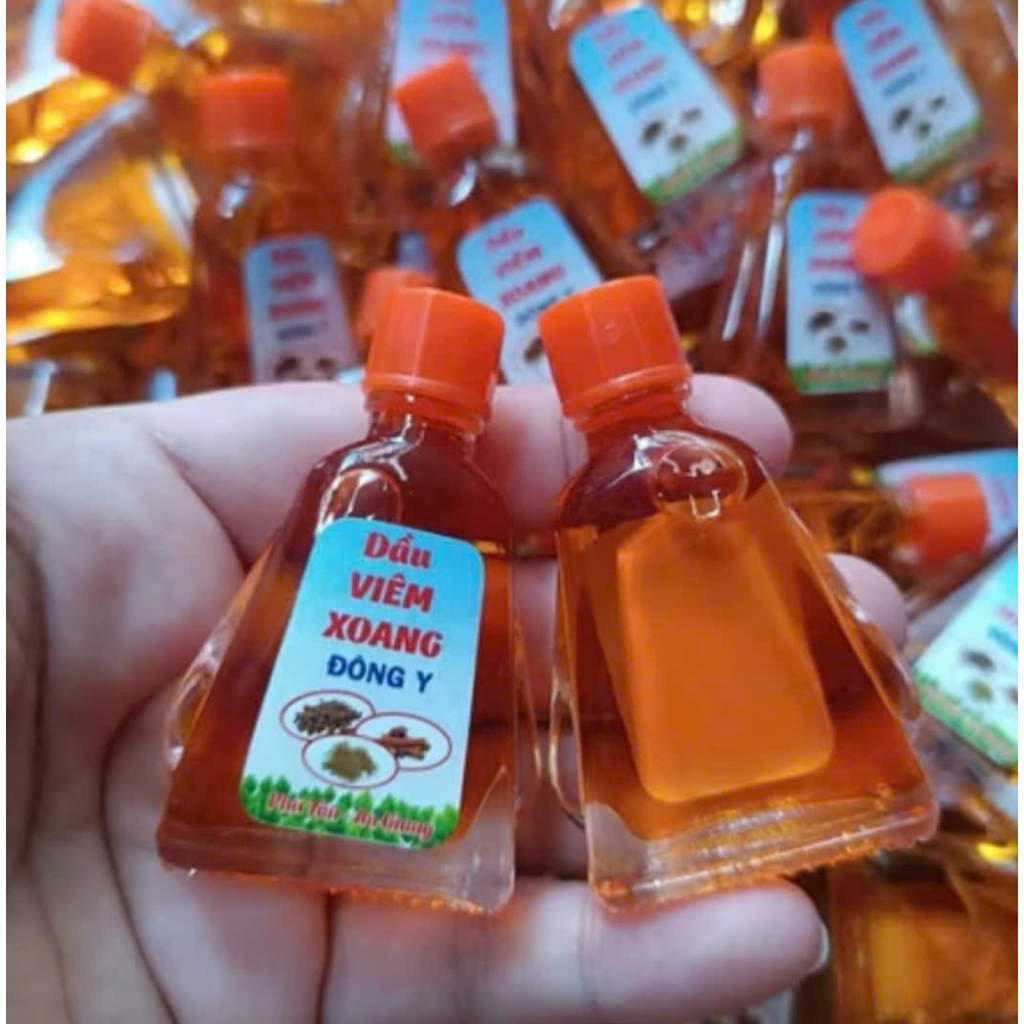 combo 10+1 chai dầu viêm xoang màu vàng không rễ 7ml