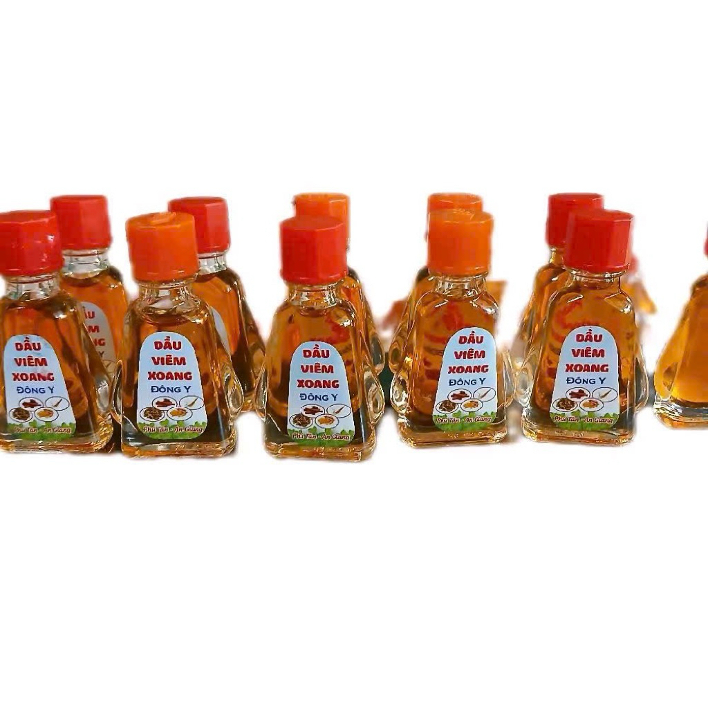 combo 11 chai dầu viêm xoang màu vàng có rễ 3ml