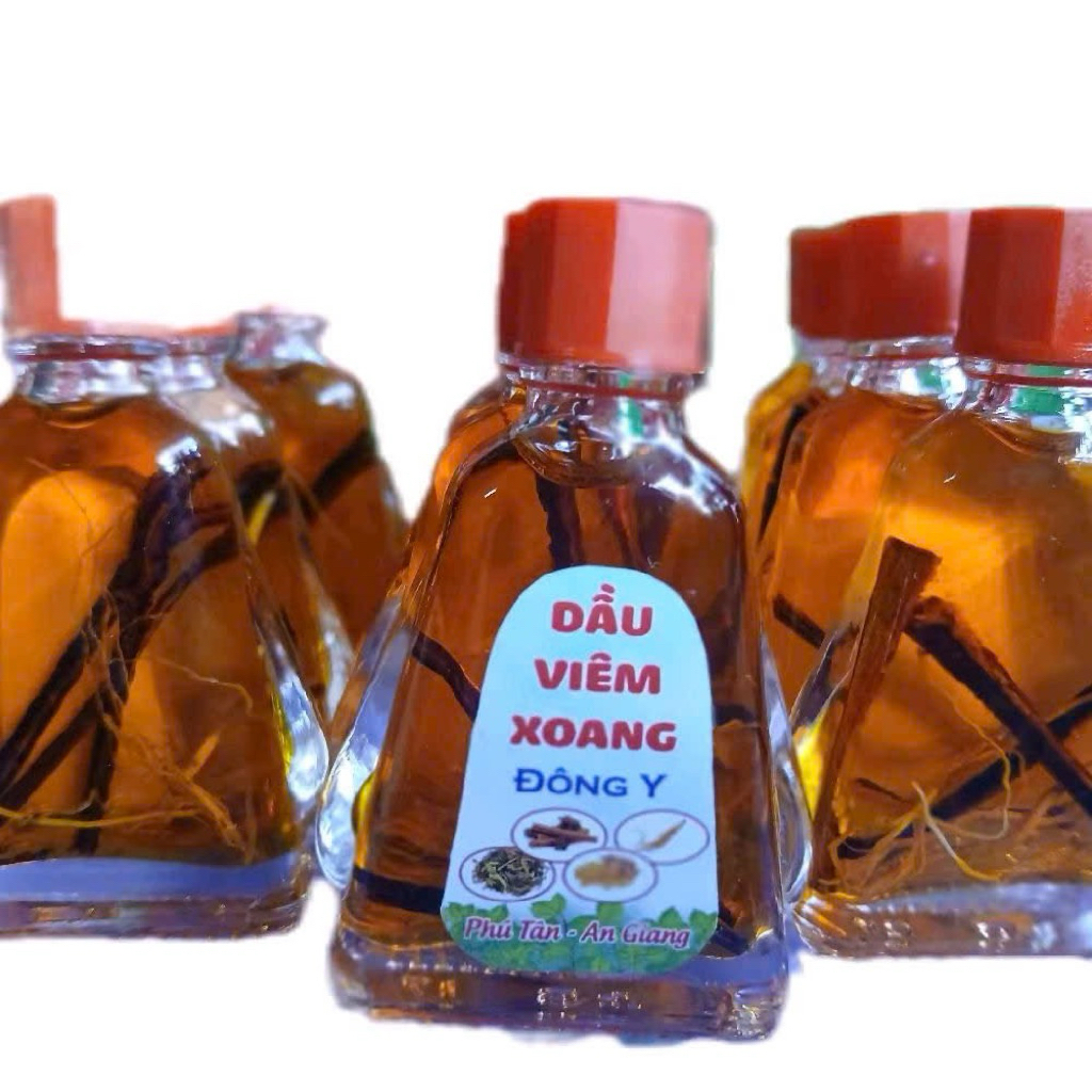 combo 11 chai dầu viêm xoang màu vàng có rễ 3ml