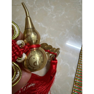 Combo 2 Dây Hồ Lô Phong Thủy Treo Đối Cửa Chất Liệu Đồng