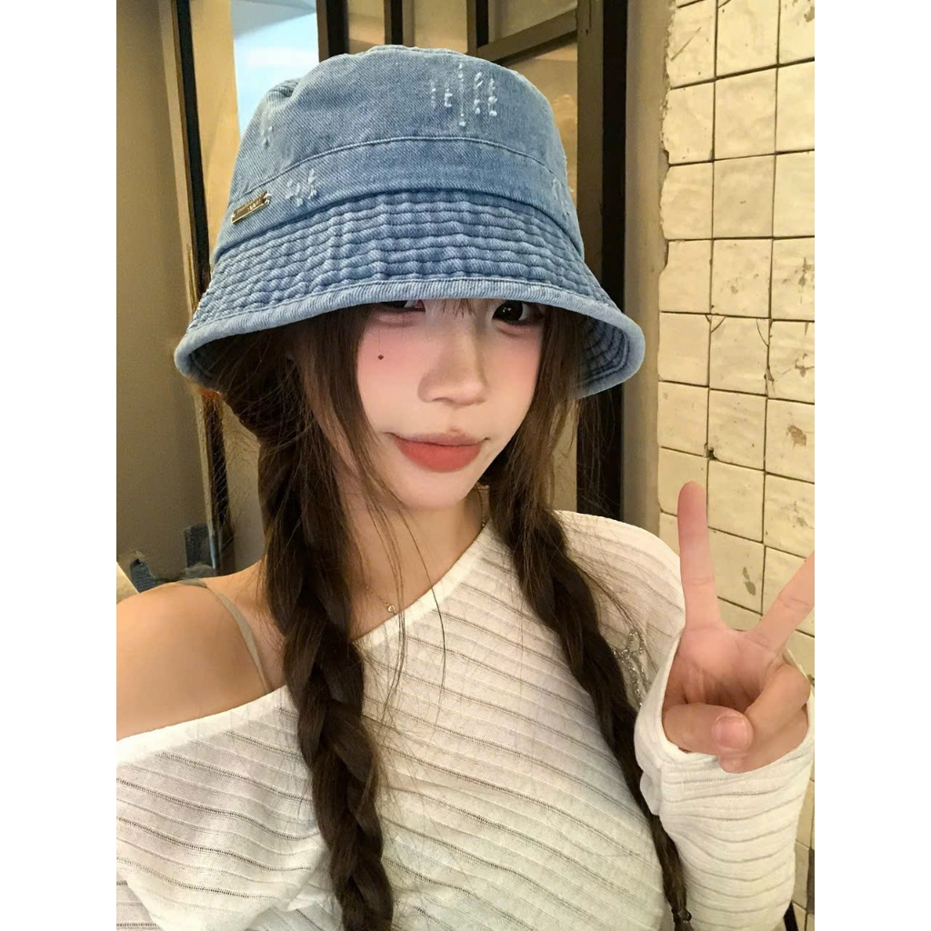 TK179 Mũ Bucket Jean Thoáng Khí – Nón Tai Bèo Hàn Quốc Hot Trend Nữ ...