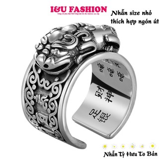 Men's 925 Silver Feng Shui Ring by I&U Fashion