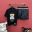 Bộ Cộc Nam Mùa Hè Pig Cao Bồi Chất Cotton Cao Cấp - Sét Bộ Cộc Hè Nam Nữ Logo Thêu Siêu Đẹp Giá rẻ