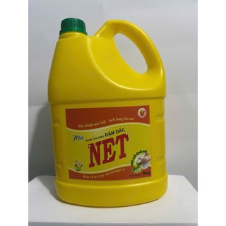 Nước Rửa Chén NET Đậm Đặc Hương Chanh Làm Sạch Dầu Mỡ Khử Mùi Tanh Hai Can 3.8kg