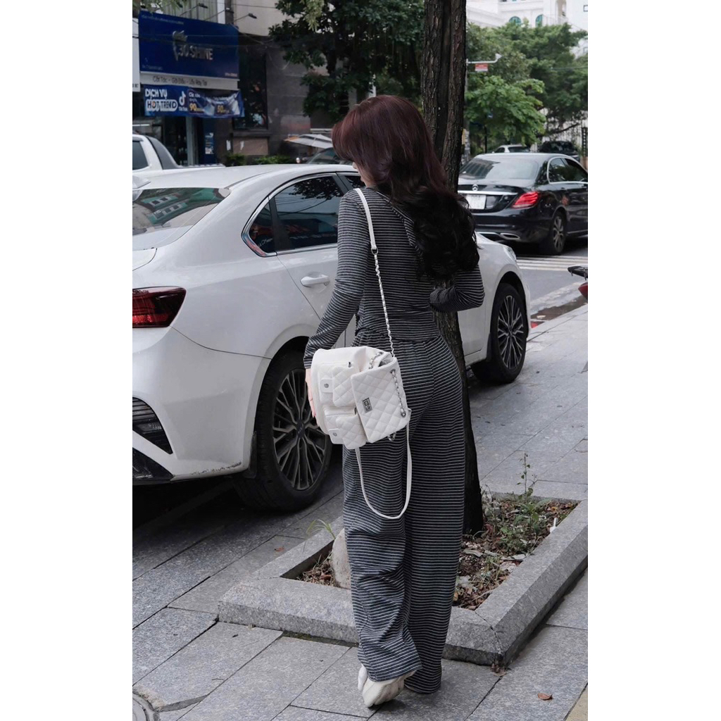 L853- Sét bộ thun compo 3 món siêu xinh áo khoác dây kéo, quần suông có túi (38-55kg)