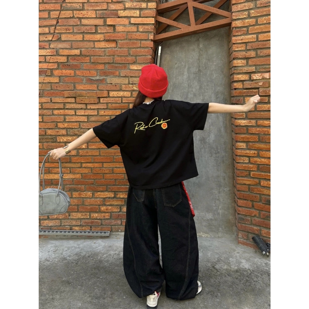 [Peinn] Áo thun boxy CLOUDZY local brand in chữ ký 100% cotton 250GSM dày dặn áo phông  streetwear  unisex nam nữ REST