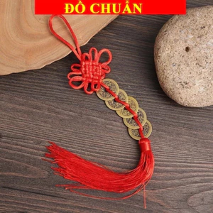 <Sẵn Hàng> Dây đồng xu ngũ đế, dây đồng xu phong thủy chiêu tài lộc may mắn