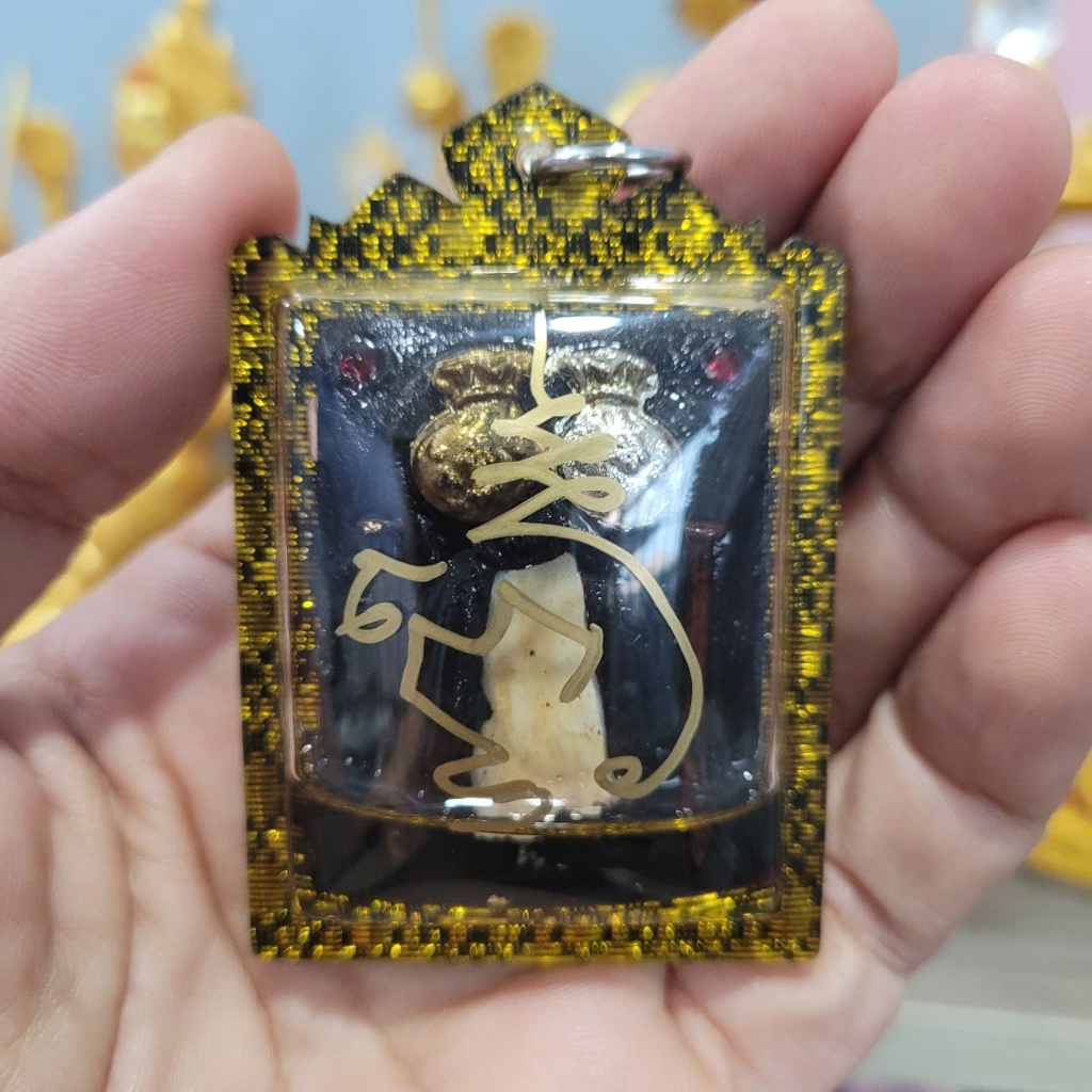 Vật Trang Trí Để Bàn Làm Việc  Mặt Dây Chuyền Thủ Công Tinh Xảo Khung Nhựa 6cm Phong Cách Thái