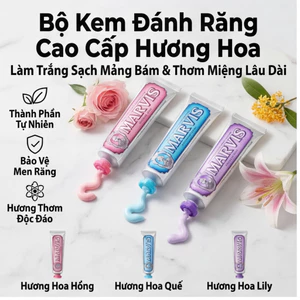 【MARVIS Ý】The Hermès trong giới kem đánh răng! Kem đánh răng kinh điển 75ml / 85ml (Nhiều lựa chọn)