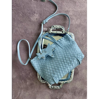 Sẵn Nâu - Túi Ecoday Small Horizontal Woven Bag (fullbox)