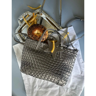 Sẵn Nâu - Túi Ecoday Small Horizontal Woven Bag (fullbox)
