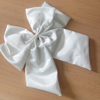 Kẹp tóc nữ bản to 26cm màu trắng tinh cho các nàng chụp ảnh, kỷ yếu, cô dâu Y152P3