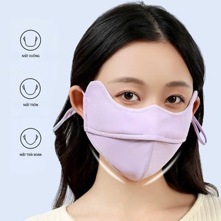 Khẩu Trang Vải UV 2 Lớp Cocoon You 3D Fit Chống Nắng UPF50+ Thoáng Khí Co Giãn Mềm Mịn Unisex