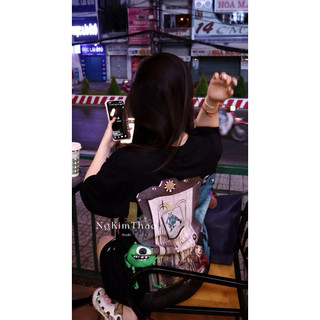 [ẢNH CHÍNH CHỦ] Áo Phông Baby Boo Monster.Inc Cotton In Full 2 Mặt