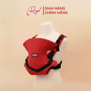 Địu Em Bé Sơ Sinh Royal 4 Tư Thế Linh Hoạt Chất Liệu Vải Kaki Trợ Lực Đa Năng Chống Gù Thoáng Mát Khi Sử Dụng