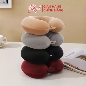 Gối chữ U cao su non Royal chống mỏi cổ phù hợp đi du lịch nơi văn phòng