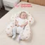 Gối Chặn U Cho Bé Royal Chất Liệu Muslin Giúp Cố Định Tư Thế Bé Thiết Kế 2 Mặt Kèm Dây Rút Tuy Chỉnh