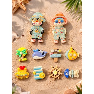 Set Charm Doraemon Đi Biển Siêu Cute – Combo 3 Set Độc Quyền Mini Kawaii Gắn Dép Trang Trí Dép Ngộ Nghĩnh Hot Trend 2026